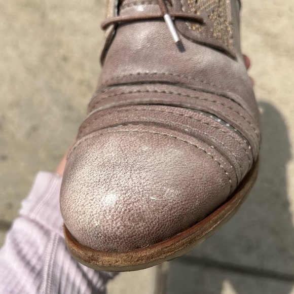 [8.5] Felmini Designer Real Leather Heeled Boot Made In Portugal Tan Brown - Picture 8 of 14